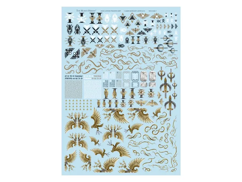 Legio Custodes Transfer Sheet